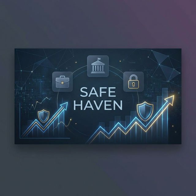 Financial chart and data metrics displaying asset performance