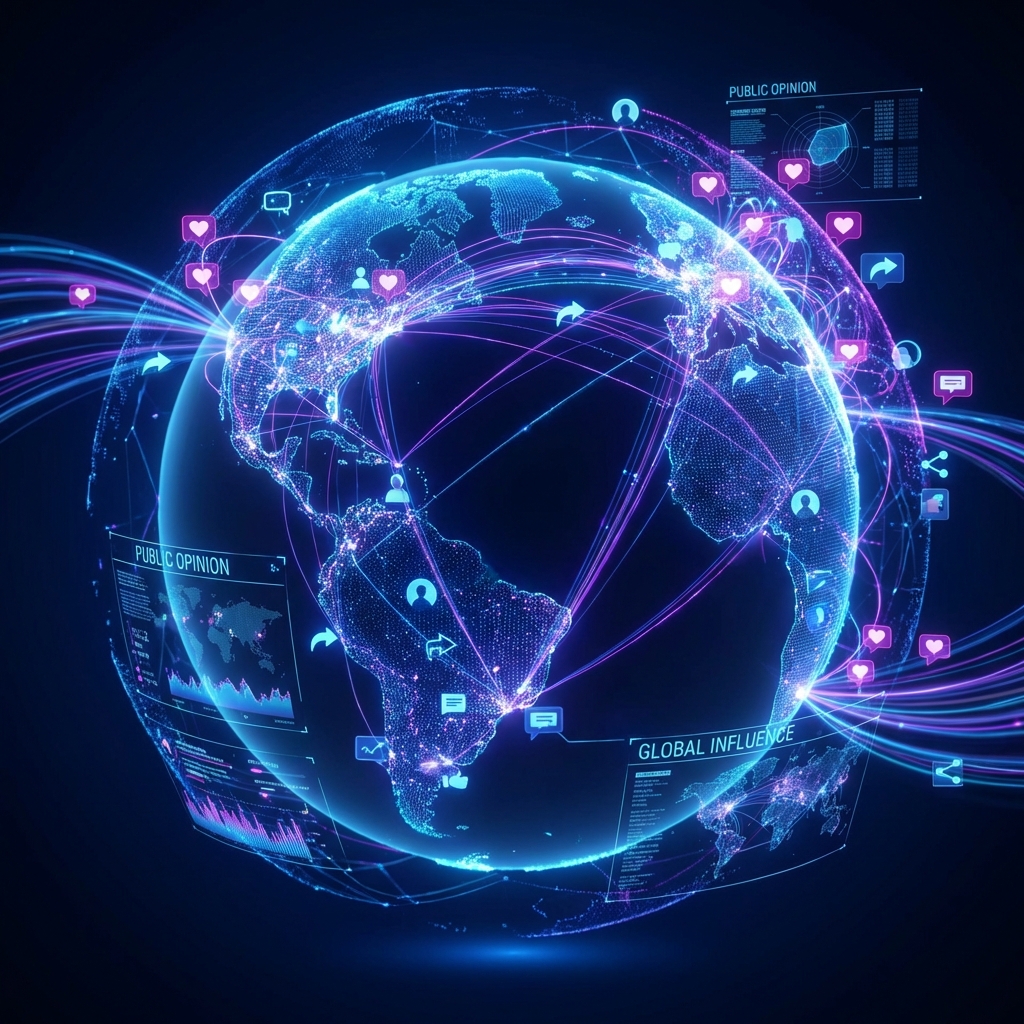 Social media networks and global connectivity